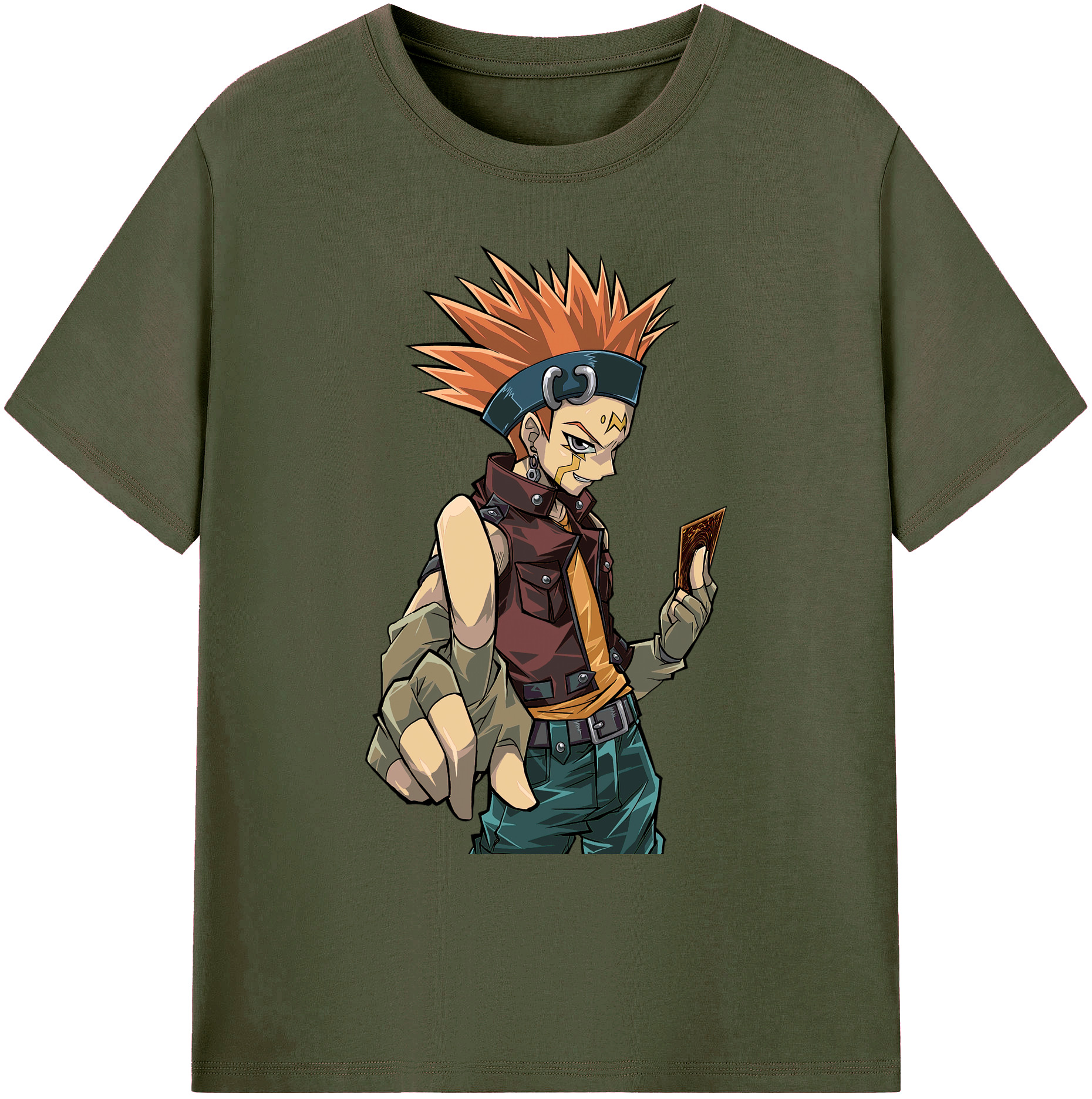 （画像用） 遊☆戯☆王 Yu-Gi-Oh! 綿100％ メンズ半袖Tシャツ｜肌触りやわらか＆通気性